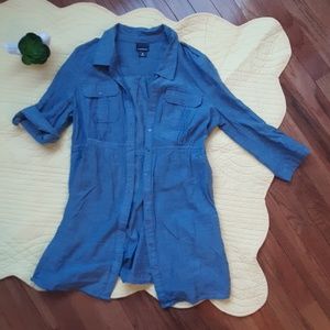 Maternity chambray button tunic sz m